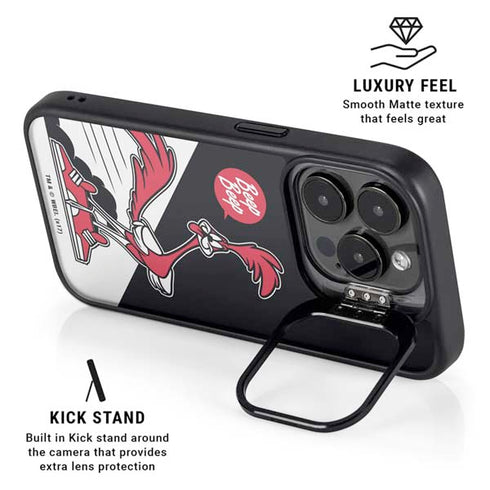 Looney Tunes Retro Road Runner iPhone 16 Pro Kickstand Case